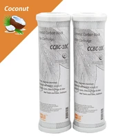 coronwater ccbc 10c coconut activated carbon block water filter cartridge ro replacement water filter