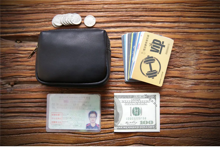 Мужские кожаные кошельки для монет SIKU модный мини-кошелек карт оптом | Багаж и