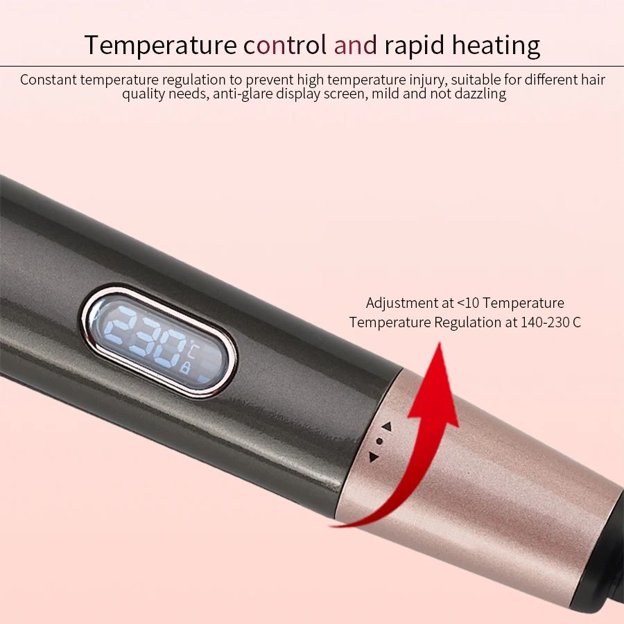 Профессиональный Плоский Утюг светодиодный выпрямитель для волос витая