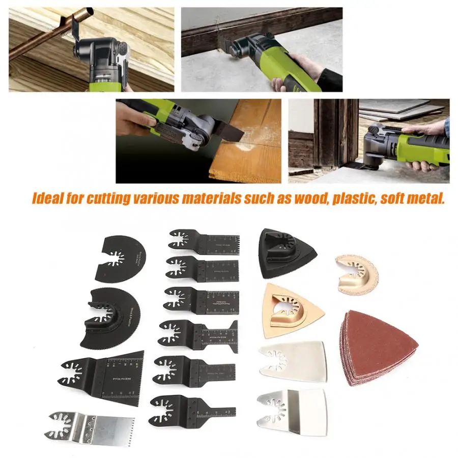 40 шт./компл. мульти резец Осциллирующий инструмент запасные аксессуары режущий