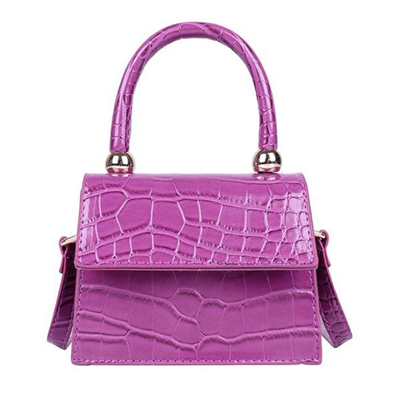 

PU Shoulder Bag Women Crocodile Pattern New Mini Party Crossbody Bags Fashion Flap Bag Lady Travel Handbags
