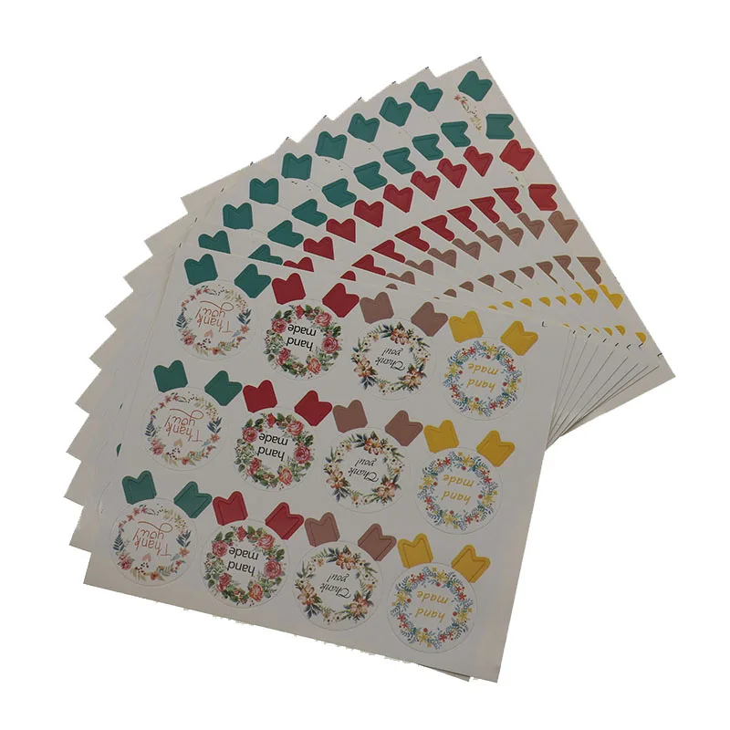 

Самоклеящаяся этикетка ручной работы, 120 шт./2,7 см * Герметичная наклейка, маркировка партии, самодельная бирка для выпечки тортов и подарков ...