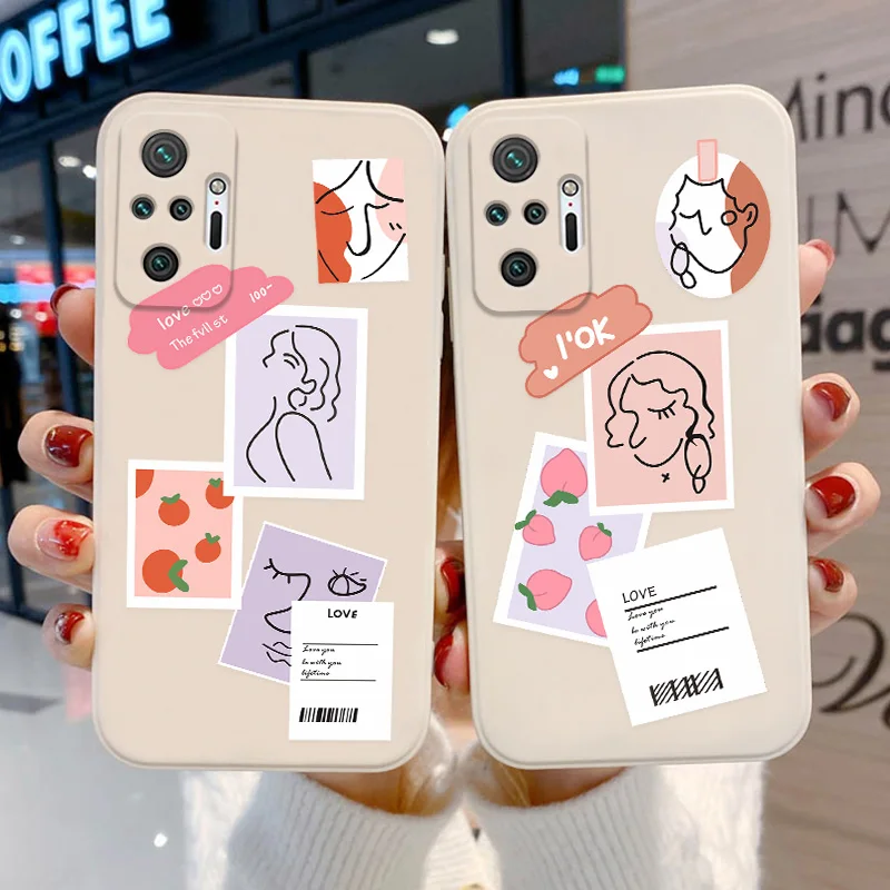 

Fundas For Xiaomi Poco X3 Pro Case Soft TPU Redmi Note 9 Pro 9 T 10 8 9S 10S 9A M2 9C X3 NFC 10X 9AT 9 S Silicone Phone Covers