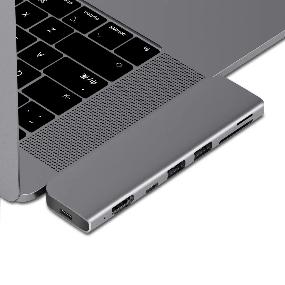 USB 3,1 type-C концентратор к HDMI адаптер 4K Thunderbolt 3 USB C концентратор с концентратором 3,0 TF sd-ридер слот PD для MacBook Pro/Air /