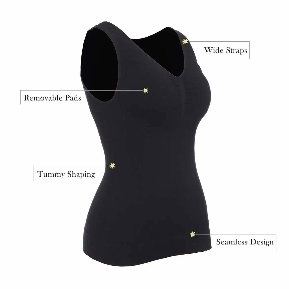 1 шт. для женщин майка нижнее белье бесшовное женское сексуальное чашечки