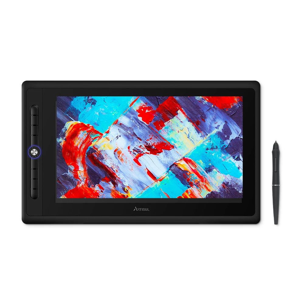 Artisul D16 PRO 15,6 дюймовый графический планшет цифровая ручка для рисования планшет монитор с ярлыками клавиш и циферблатом