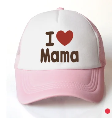 pink mama Шапка для маленьких девочек, аксессуары для детей от 3 до 8 лет, бейсболка с единорогом для девочек, летняя кепка водителя грузовика, кепка для детей - Цвет: pink mama