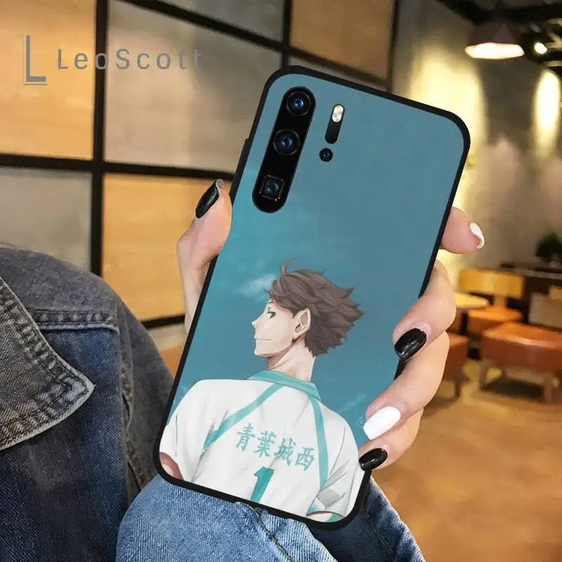 

Krajews Oikawa Tooru Haikyuu Phone Case For Huawei P 20 30 40 lite pro smart 19 honor 10 i 8x nova 5t mate funda