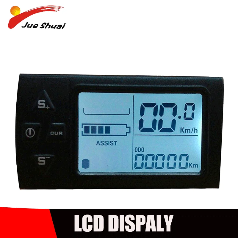 

E Bike Computer Electric Bicycle LCD Display for 24V 36V 48V Electric Bike Manual Control Panel High Quality Bicycle Speedometer
