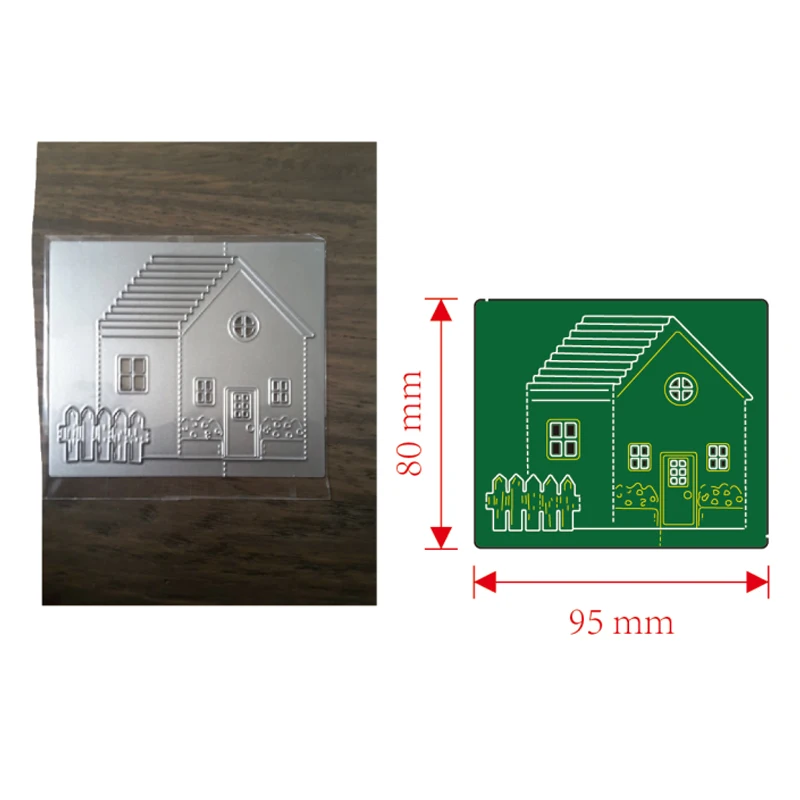 

House die-cutting metal cutting mold DIY scrapbook photo album paper card decoration craft embossing die-cutting