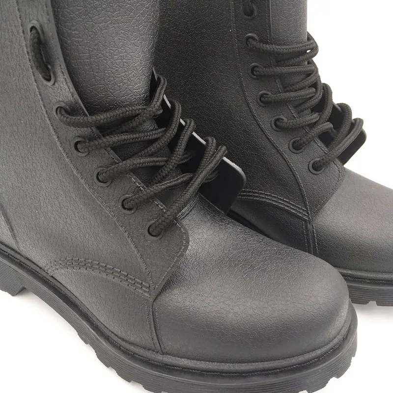 Модные ПВХ водонепроницаемые туфли Aleafalling изысканные римские ботильоны на