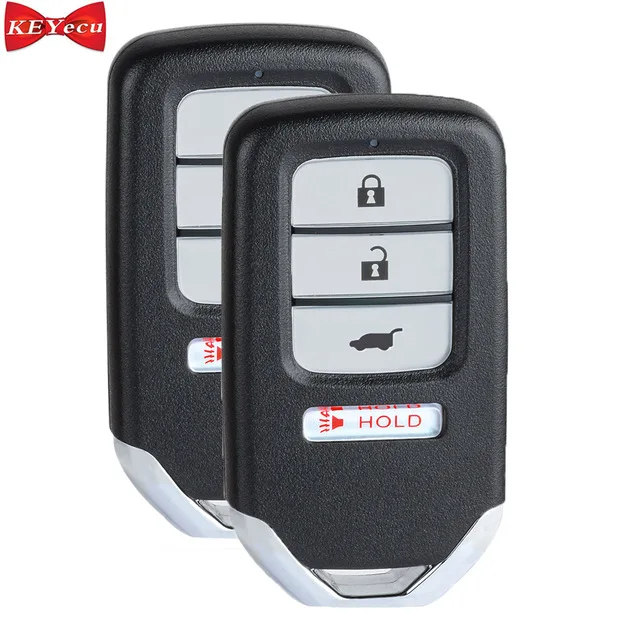 KEYECU 2 шт. для Honda CR V 2014 HR Fit 2015 2016 2017 2018 2019 2020 дистанционный смарт ключ брелок 313 8 МГц