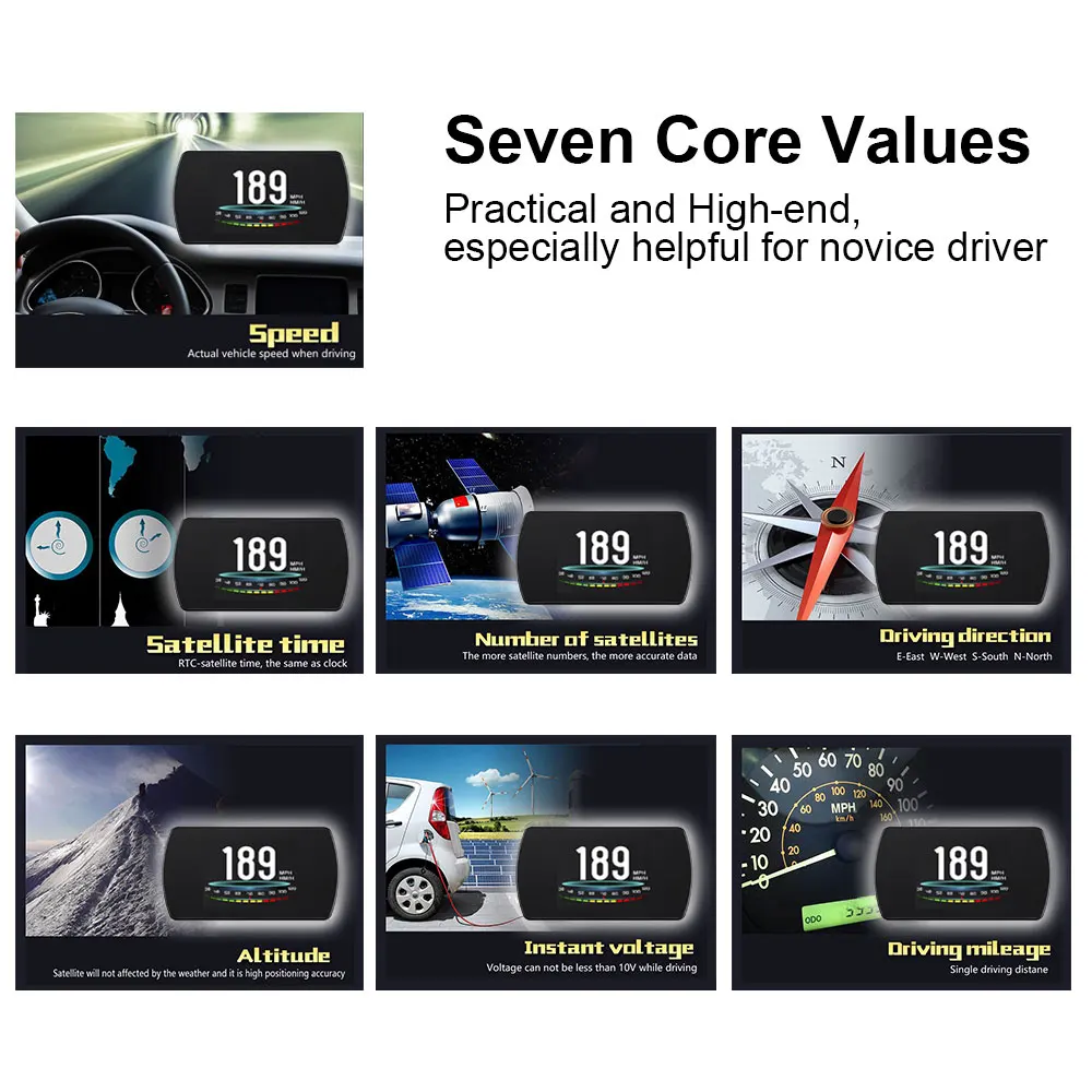 Универсальный автомобильный GPS навигатор T800 с ЖК дисплеем многофункциональная