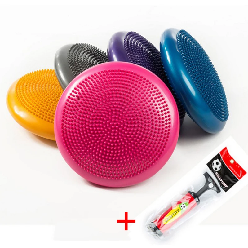 33 см надувной Массажный мяч для йоги универсальный тренажер похудения