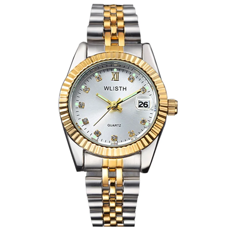 

Couples watch women's watch waterproof room gold watch fashion men's students watch women