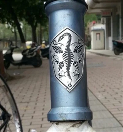 Значок на головку велосипеда наклейки для BMX складной велосипед горный наклейка