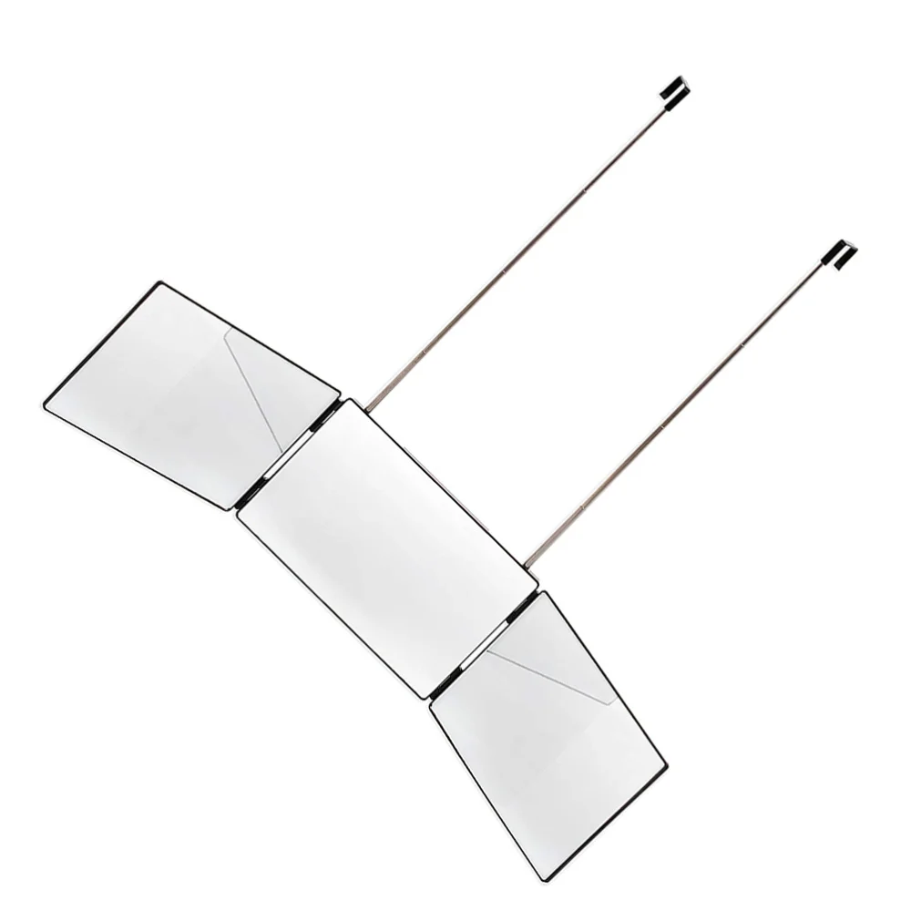 

Adjustable Shaving Mirror Three Fold Mirror Makeup Mirror (Assorted Color)