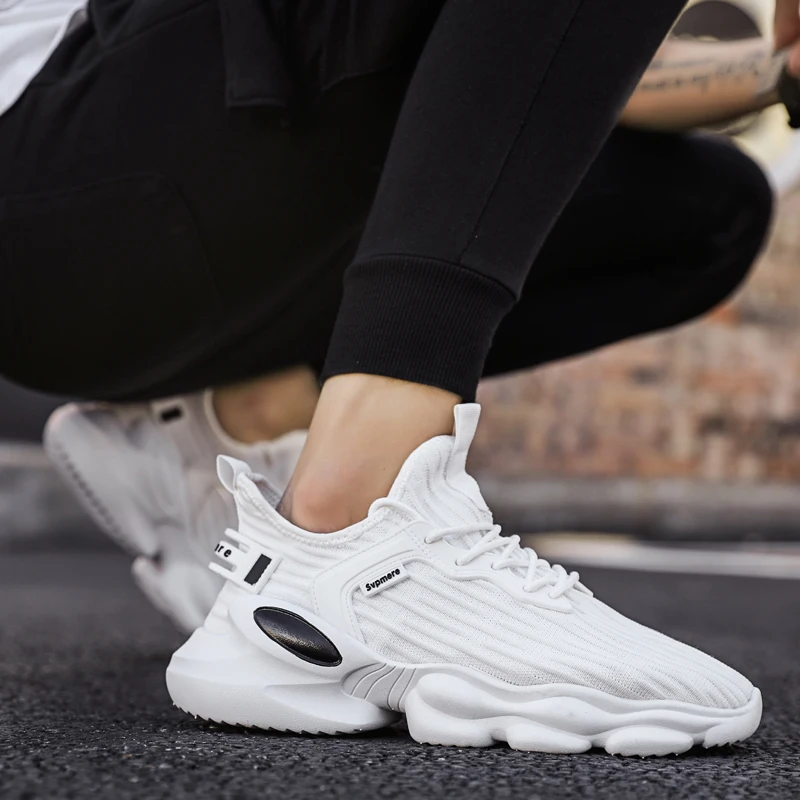 

2020 Fashion Men Sneakers Mesh Casual Shoes Vulcanize Shoes Lac-up Men Shoes Lightweight Walking Sneakers Sapato Masculino