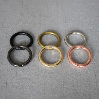 10 pcspack 25mm o ring key ring leather bag belt strap dog chain buckle snap clasp clip trigger accessories diy 6 color