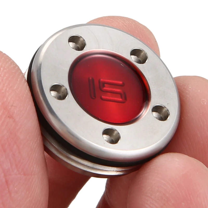 

2Pcs Golf Putter Weights Red Putter Weight for Clubs Head