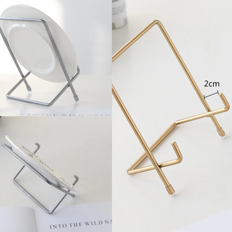 Геометрическая Кованая подставка для дома органайзер домашний гостиной