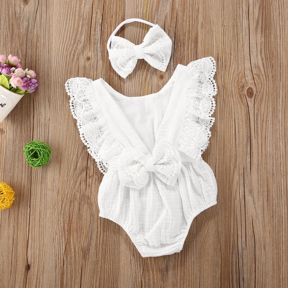 Baby Summer Clothing Girls Kids Lace Sleeveless Romper Dress Sister Matching Newborn Casual Outfits Clothes | Детская одежда и