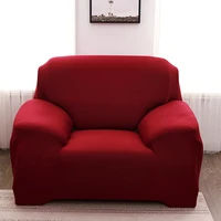 red sofa cover for living room 39 color elastic solid pet couch cover fair price sectional sofa arm chair covers 1234 seater