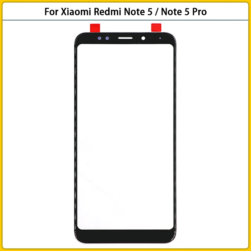 Новый сенсорный экран для Xiaomi Redmi Note 5 ЖК-дисплей передняя стеклянная панель Note5 Pro