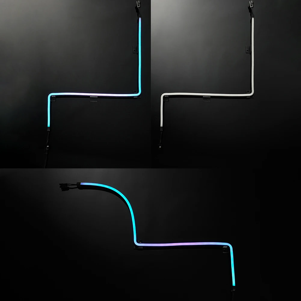 

LED Light Strip 550mm Digital RGB 3Pin Flexible PC 5V Mounting Addressable Controller Motherboard DIY Accessories Easy Install