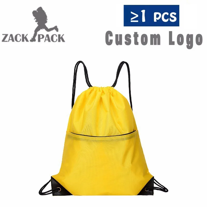 yellow without logo Новая сумка на шнурке с логотипом, рюкзак на шнурке, спортивный водонепроницаемый рюкзак с принтом логотипа, DB8-TB, шесть цветов на выбор - Цвет: yellow without logo