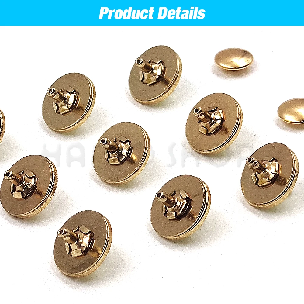 10 компл./лот 14 мм 18 металлическая тонкая магнитная застежка для шитья кошелька