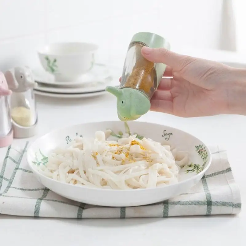 Кухонные инструменты для специй емкость в виде слона из пшеничной соломы