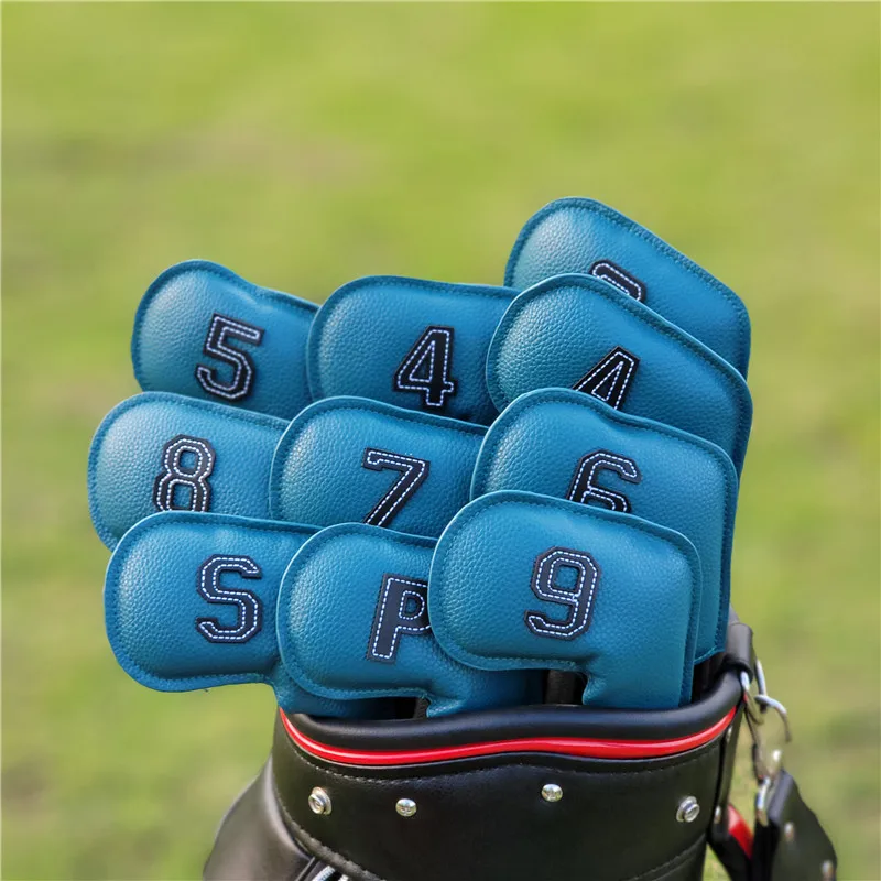 

NEW embroidery # golf Irons headcover golf club Iron set covers 6 colors