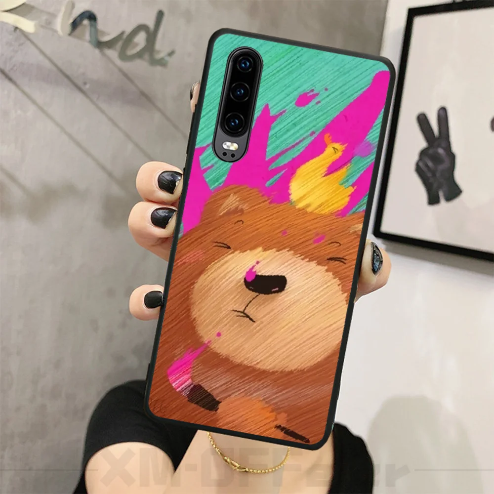 Чехол для телефона Reayou с мультяшным медведем принтом сделай сам чехол Huawei P9 10 lite