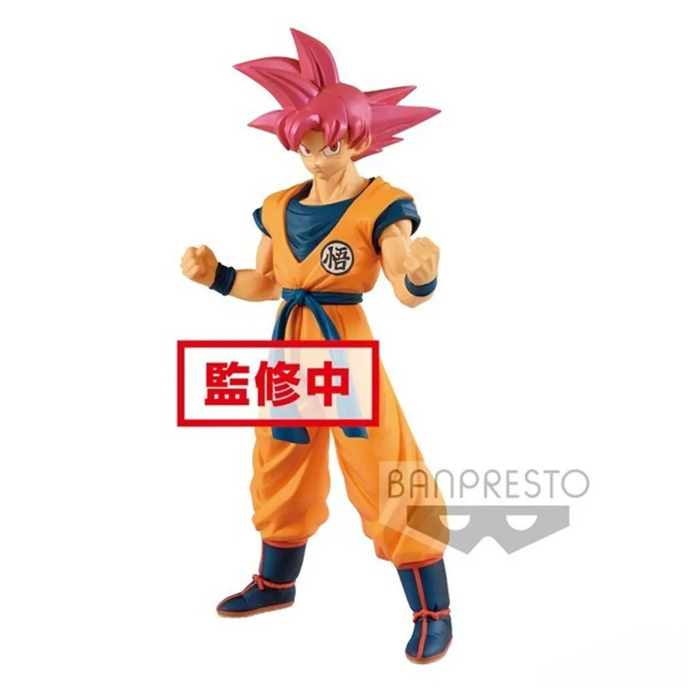 Экшн фигурка Dragon Ball Z Son Goku из аниме супер сайян кукла ПВХ с красными волосами DBZ