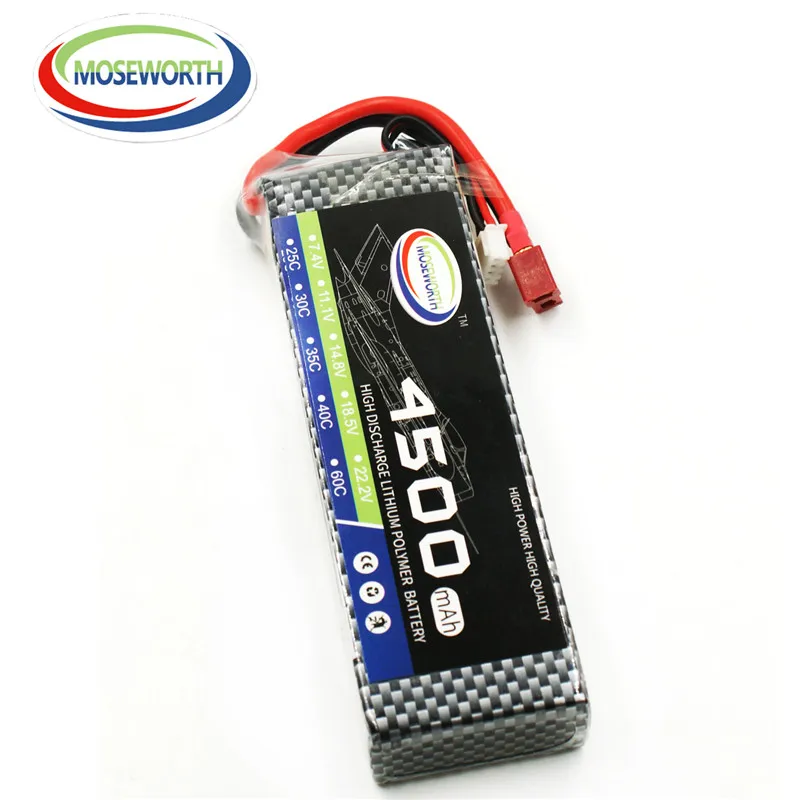 4S 14 8 V 4500 мА/ч 25C 35C 60C RC батареи LiPo Батарея для Квадрокоптер с дистанционным