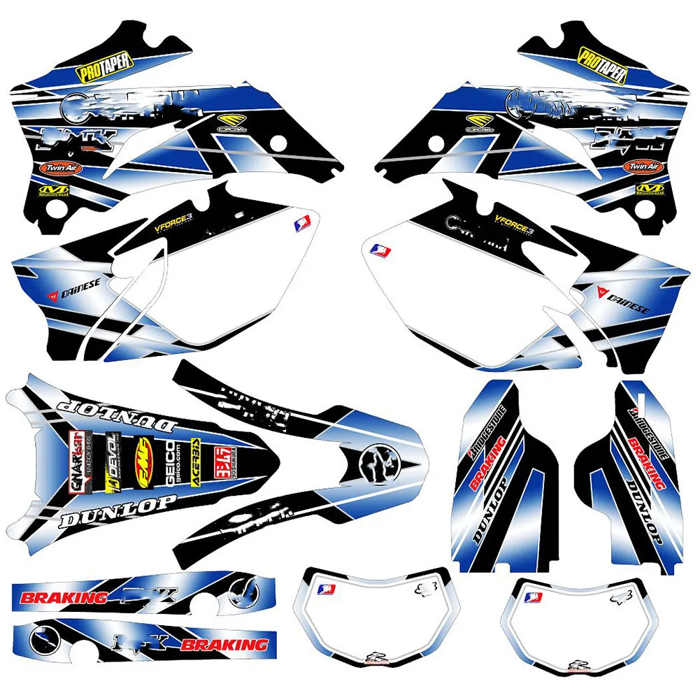 Графические наклейки для мотоцикла 3M Yamaha WRF250 WR250F 2007-2012 2013 WRF450 WR450F 2007 2008 2009 2010 2011 |
