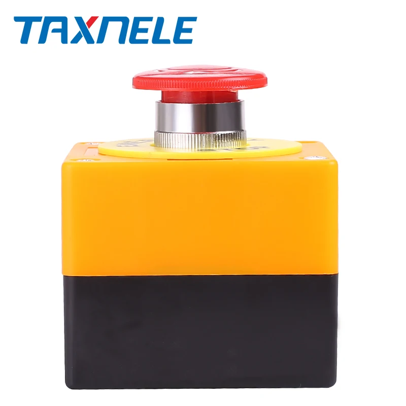 LAY37-11ZS гриб кнопка аварийного остановки пластиковый корпус красный знак