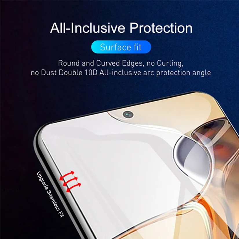 Redmi Note10 10S Hydrogel Film Redmi Note 12 Pro Screen Protector For Xiaomi 12T/11T 12 Pro 11 Lite Film Redmi Note 12 Pro 11S