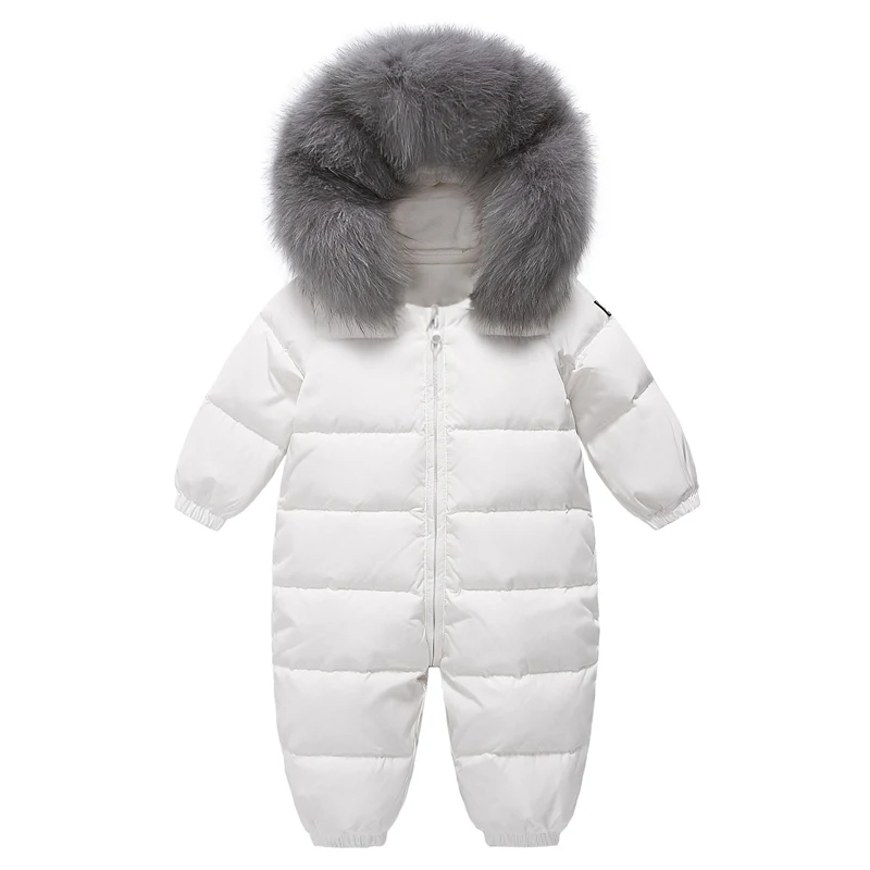 Детский цельный пуховик для мальчиков и девочек верхняя одежда новорожденных с