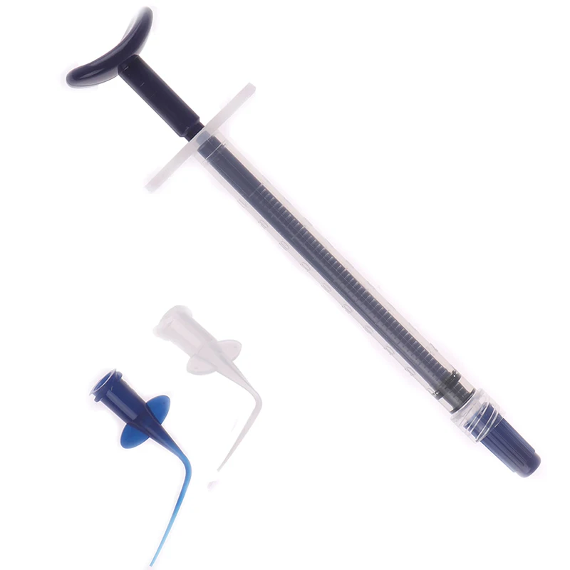 Puntas de enjuague para irrigaci&oacute;n, jeringa de irrigaci&oacute;n Dental de resina compuesta Flexible para dientes-3