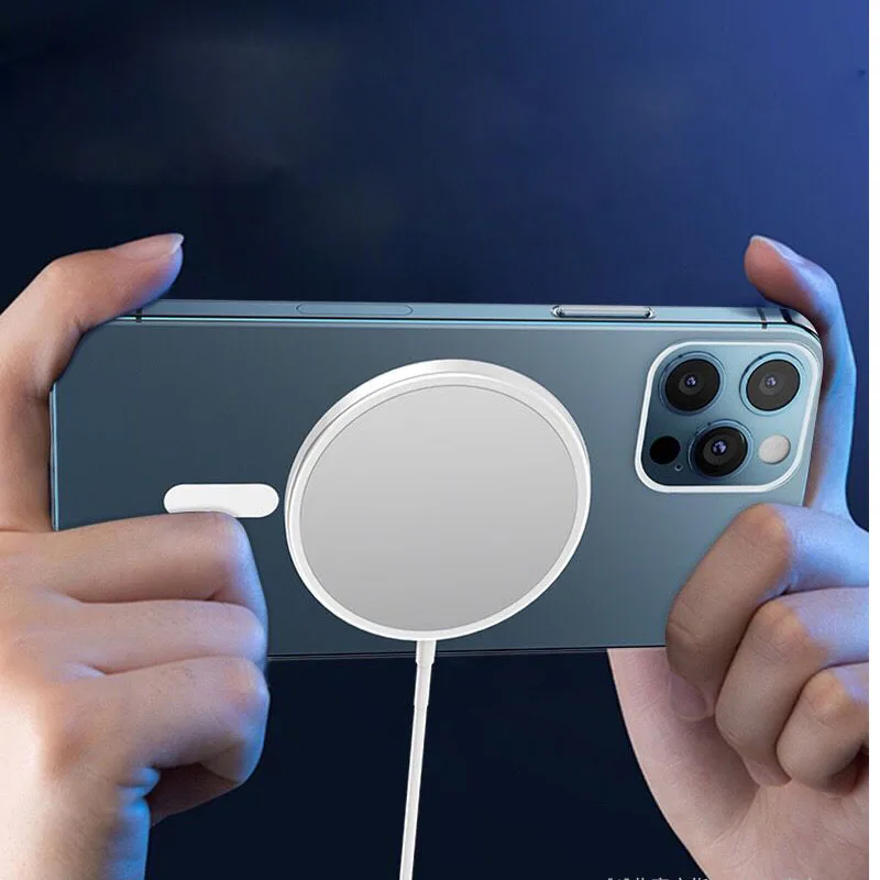 

For iPhone 12 Pro Max Mini 11 Magnetic Phone Case Shockproof Full Protection Protective Transparent Back Cover