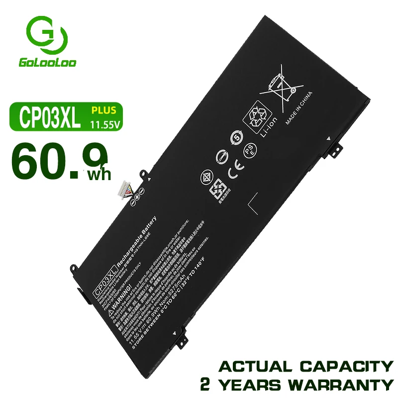 

Golooloo 11.55V 60.9Wh CP03XL HSTNN-LB8E Laptop Battery For HP TPN-Q195 TPN-Q199 929066-421 929072-855