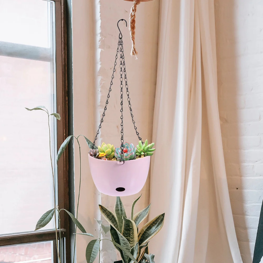 

Creative Hanging Vase Suspension Succulents Vase Flower Pot for Balcony