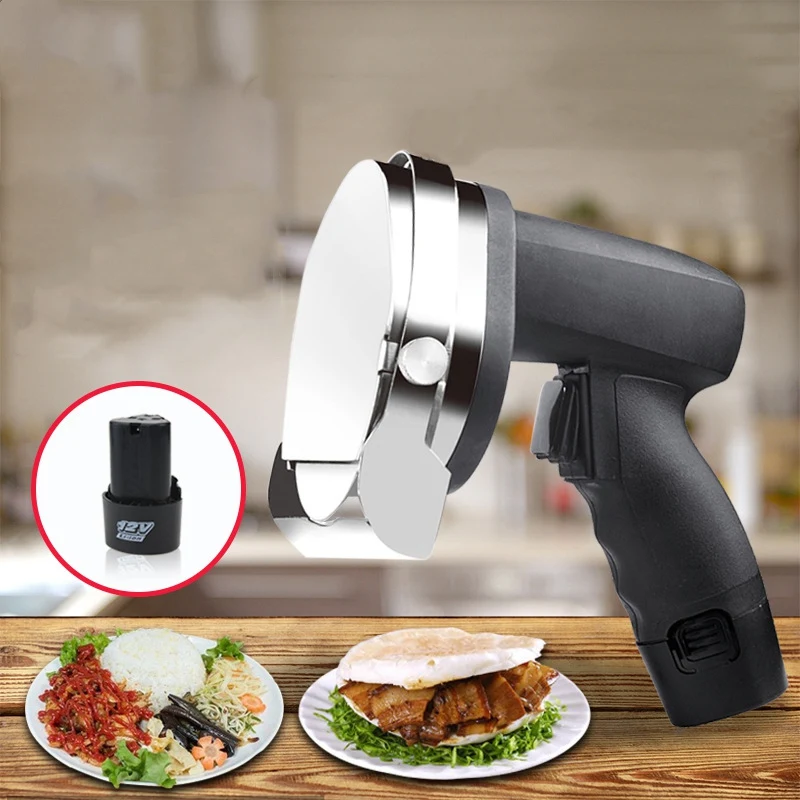 

Cordless Electric Kebab Slicer Handheld Roast Meat Cutting Blade Slicing Machine Shawarma Doner Cutter