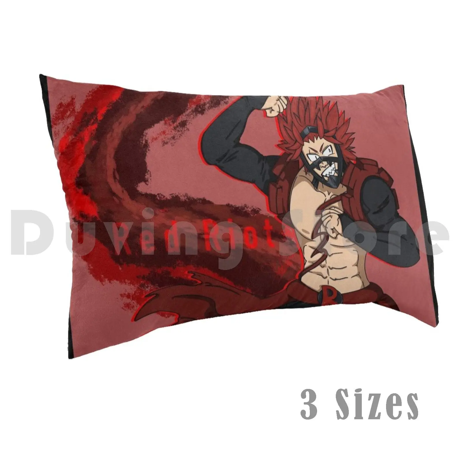 Красная подушка для рисования объемом 50x75 красная Кирисима Eijirou Bnha Mha Boku без