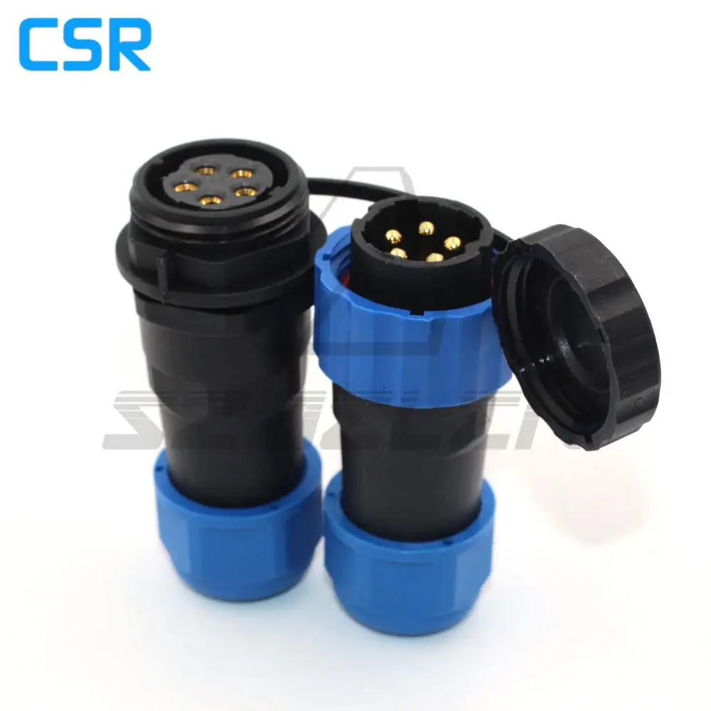 Разъем SD20 5-контактный водонепроницаемый IP67 для автомобильного промышленного