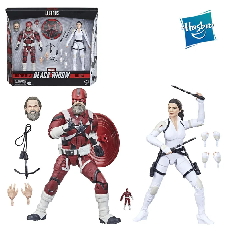 

6Inch Hasbro Marvel Legends Series Avengers Red Guardian Melina Vostokoff Suit Pvc Anime Action Figures Collection Model Toys