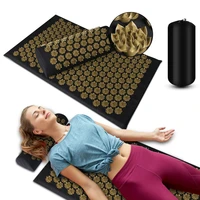 acupressure massage mat with needles set back massager for neck foot kuznetsovs applicator massage pad yoga mat with pillow