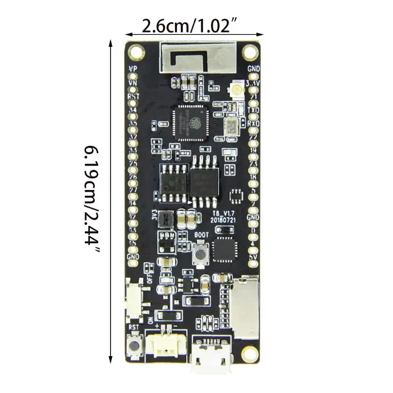 TTGO T8 V1.1 ESP32 4 Мб PSRAM TF карта 3D антенна WiFi и bluetooth|Запасные части| |
